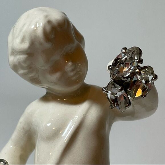 Sterling rhinestone vintage clip earrings - Picture 11 of 16